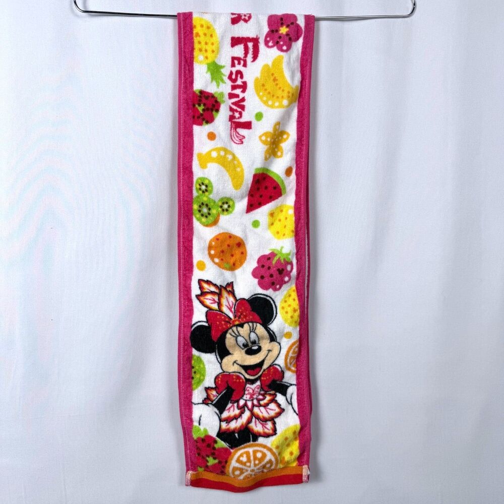 Tokyo Disney Sea Minnie & Daisy Towel Summer Festival Fruit Bright Colors